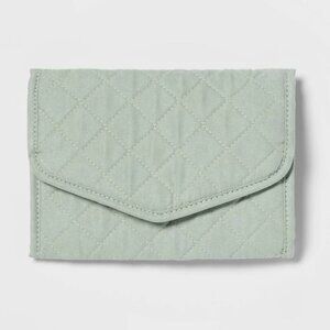 Folding Travel Accessory Organizer Green